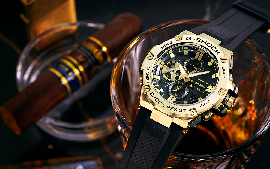 You are currently viewing G-SHOCK Black x Gold G-STEEL Series